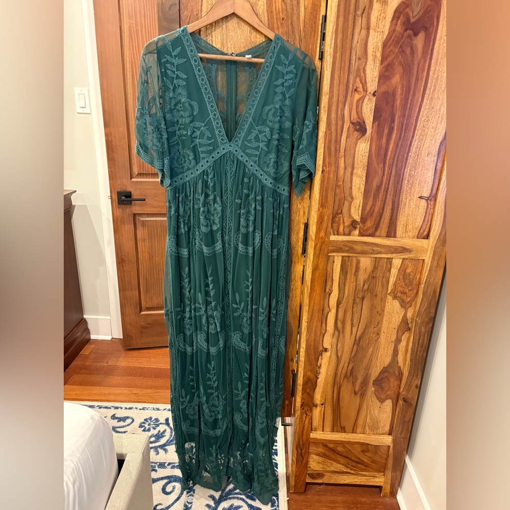 Pinkblush Lace Maxi Dress